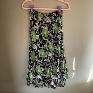 Early 2000s Style & Co Floral Midi Skirt